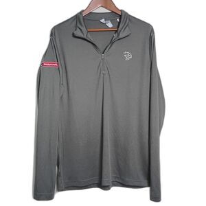 Ford Motorcraft Dodge Hellcat Performance Pullover Gray Mens L Gearheads 1/4 Zip